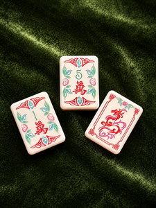 Set di Tessere Mahjong Premium in Opale Rosa, Elegante Set di Tessere Stile Perla per Adulti - Product Image 3