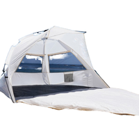 Tente de camping pop-up quatre saisons 2-3 personnes, simple couche, automatique rapide, avec armature droite en fibre de verre, personnalisable avec logo et couleur, en tissu Oxford