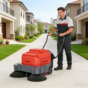 Walk Behind <b>Floor</b> High Capacity Walk Behind <b>Floor</b> Road <b>Cleaning</b> Machine for Property Farm Use - Product Image 2