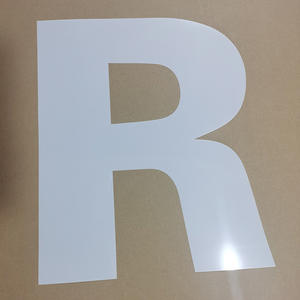 Pochoirs de gâteaux en lettres et chiffres, découpe Laser, outil de décoration de pâtisserie en PET, 10 pièces - Product Image 4