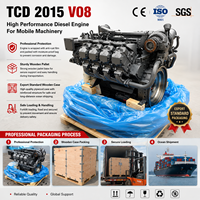 Moteur diesel V8 SCDC pour TCD 2015 V08 500kW 670HP, norme EPA Tier 2, garantie 2 ans pour excavatrice, chargeuse, machines minières