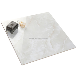 Elegante azulejo de porcelana con efecto de piedra de Jade pulido, estilo moderno atemporal, diseño de suelo ambiental para decoración del hogar, habitación, apartamento - Product Image 3
