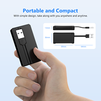 Lector de Tarjetas SIM, Lector de Tarjetas Inteligentes - Lector CAC 2 en 1, Lector de Tarjetas con Chip de Contacto ID-1/ID/IC/PIV/ATR/SIM para Computadora Portátil