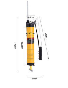 Pistolet à graisse manuel 900CC pompe à graisse manuelle haute pression pistolet de remplissage d'huile pour équipement d'entretien - Product Image 3