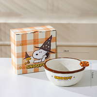 Ensemble de vaisselle en céramique Snoopys Magic Kitchen Series - Bols, assiettes, tasses, cuillères, vaisselle de dessin animé