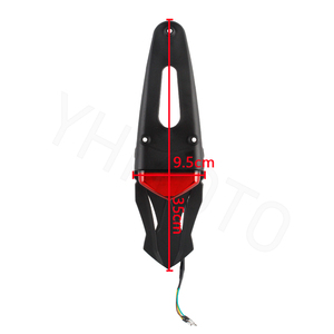 Para <span class=keywords><strong>Yamaha</strong></span> KTM <span class=keywords><strong>250</strong></span> EXC <span class=keywords><strong>Enduro</strong></span> 50cc 80cc Universal Dirt Bike Scooter partes soporte de matrícula con piloto LED de 12V - Product Image 5