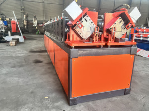 Máquina perfiladora de rodillos de doble cabezal para montantes y rieles de acero ligero, máquina de fabricación de perfiles de metal para estructuras de paneles de yeso - Product Image 2