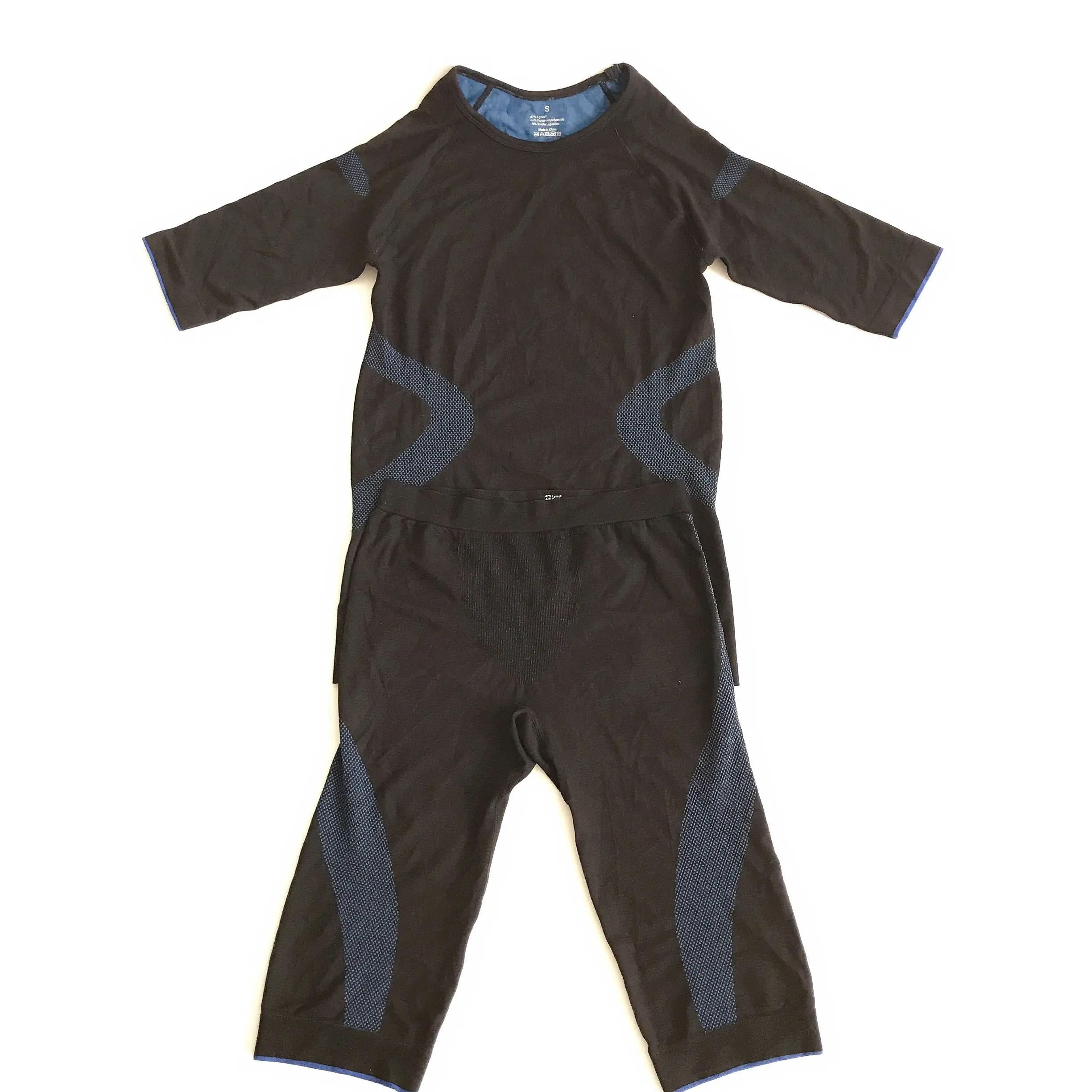 Blue&Black X Body Ems Training Suits Wireless Ems Suit Xbody Ems Suit