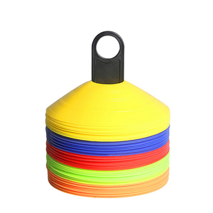 Jstar Cônes de disque PE Pro pour l'entraînement de football Équipement de sport flexible pour enfants et adultes Disques d'agilité et d'entraînement en PVC - Product Image 1