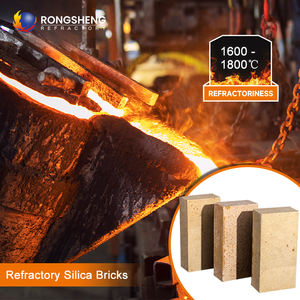 Briques de silice haute température <span class=keywords><strong>four</strong></span> à coke réparation briques réfractaires 96% SiO2 alumine silice brique réfractaire - Product Image 1
