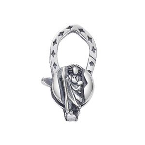 925 terterling ililver lasN JDendant endant Ant LASP, xidizado ool edium edieligioso obster Law LASP Laso hristian's ewelry aking - Product Image 1