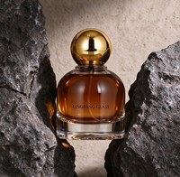 Flacon de parfum vide de luxe en verre de 50 ml, personnalisable avec logo, avec boîte, sac et capuchon pulvérisateur à sertir – Stock disponible