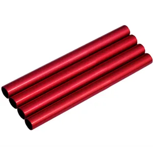 Tige de Tube en aluminium anodisé, coupe personnalisée 2024 6061 6063 7075, Tube en aluminium sans couture, 5mm 6mm 8mm 10mm 12mm 25mm