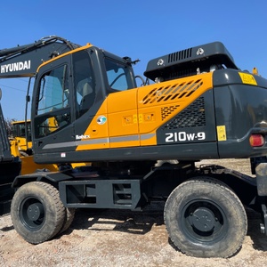 Excavadora de ruedas Hyundai 210W-9 usada de Corea, excavadora de orugas hidráulica de 21 toneladas, excavadora de orugas Hyundai 210W-9 usada en venta - Product Image 1