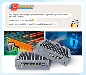 Ultra Low Power Goedkope Mini Pc 12e Gen I3/I5/I7 <span class=keywords><strong>6</strong></span> 2.5G Lan Ddr4 M.2 Mini Pc Win/Linux Voor Industrie 4.0 Netwerk Communicatie Hub - Product Image 5