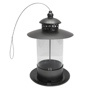 Mangeoires à oiseaux rustiques pour <span class=keywords><strong>jardin</strong></span> suspendus énorme capacité mangeoire à oiseaux <span class=keywords><strong>sauvages</strong></span> écureuil preuve suspendus mangeoires à oiseaux en métal pour l'extérieur - Product Image 6