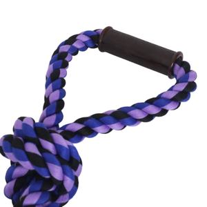 Interaktif çift başlı pamuk düğüm halat römorkör-savaş köpek çiğnemek oyuncak çevre dostu köpek çiğnemek oyuncak diş temizleme için büyük köpek - Product Image 6