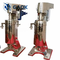 Séparateur centrifuge tubulaire haute vitesse, filtre centrifuge à cylindre rotatif pour la clarification des huiles d'algues et des bioproductes