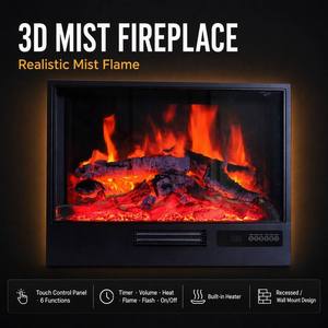 E-Smart Caminetto Elettrico Moderno 660mm con Fiamma 4D Intelligente, Adatto per Case e Hotel - Product Image 1