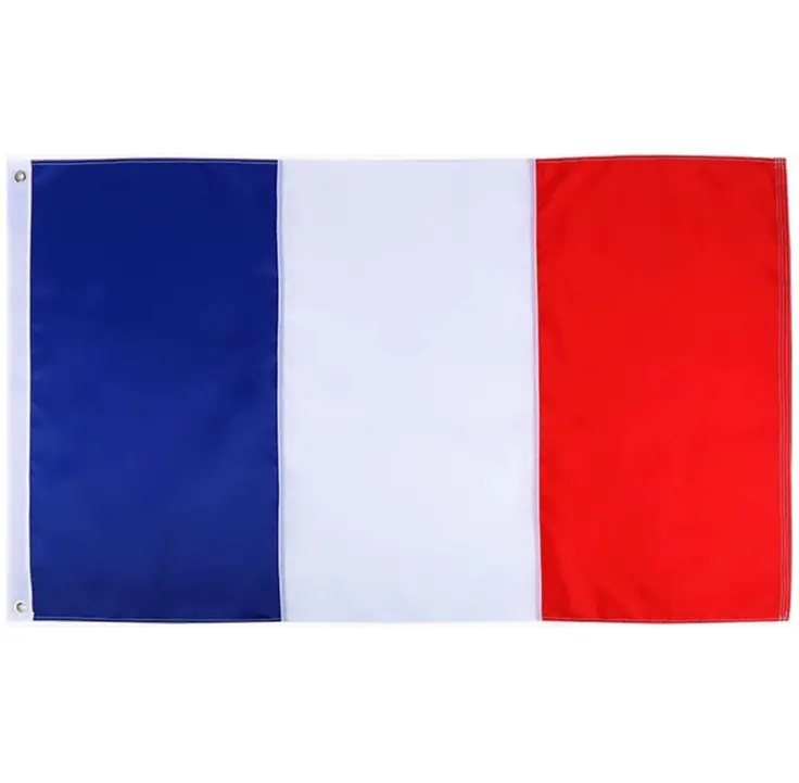 48h Fast Delivery 3X5 Customized Logo Printing Flags wholesale promotional advertising flag banner custom France flag