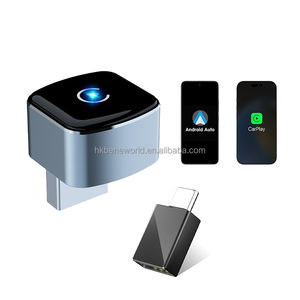 Adaptateur sans fil CarPlay et Android Auto à large compatibilité - Dongle 2 en 1 Plug & Play, connexion stable, autoradio, navigation - Product Image 1