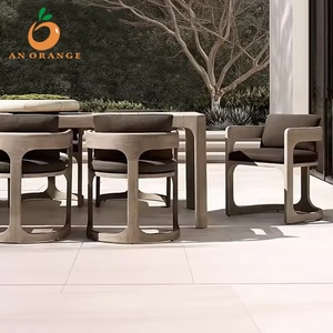 Set <span class=keywords><strong>da</strong></span> Pranzo di Lusso per Esterni, Set di Mobili <span class=keywords><strong>da</strong></span> <span class=keywords><strong>Giardino</strong></span> <span class=keywords><strong>in</strong></span> <span class=keywords><strong>Legno</strong></span> di Teak Massiccio di Alta Qualità, Tavolo e Sedie per 8 Persone - Product Image 1