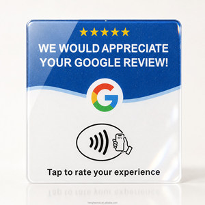 Placa Acrílica NFC Multilingüe para Reseñas de Google, Resistente al Agua, Escaneo Instantáneo, Panel de Visualización - Product Image 2