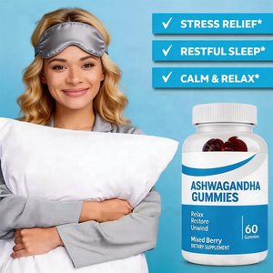 Gomitas de Ashwagandha Orgánicas Halal OEM, Suplemento de Ashwagandha para Ayudar a Reducir el Estrés, Aumentar la Energía y la Relajación - Product Image 3