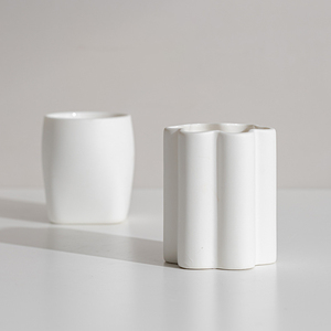 Vela aromática de cerámica en forma de flor de lujo personalizada para meditación de fragancia en el hogar y aromaterapia espiritual para Diwali de Acción de Gracias - Product Image 2