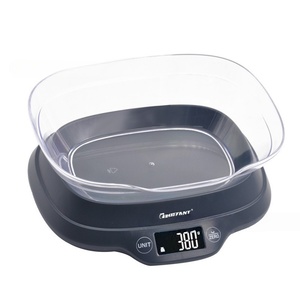 Báscula de Cocina Doméstica Veidt con Bandeja, Electrónica, Transparente, con Botones Táctiles, para Repostería y Mascotas, Modelo 14192-2006B - Product Image 1