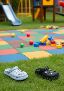 Sandali Zoccoli per Bambini con Spille Animate, Taglia 18, Viola, Scarpe Estive in EVA per Ragazze - Product Image 2