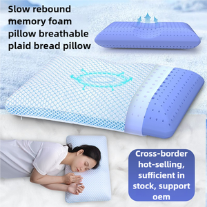 หมอนเมมโมรี่โฟมเว้ากันไรฝุ่นหมอนเมมโมรี่โฟมรูปทรงโค้งตามหลักสรีรศาสตร์หมอนป้องกันรอยยับ - Product Image 3