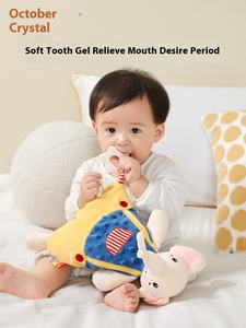 ของเล่นกระต่ายถั่วลันเตาผ้ากำมะหยี่วัสดุที่สามารถซักได้ปลอดภัยสำหรับเด็กทารกนอนหลับคลายเครียดทำจากผ้าฝ้าย PP - Product Image 3