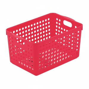 Cesto portaoggetti profondo rosso Inomata - Product Image 1