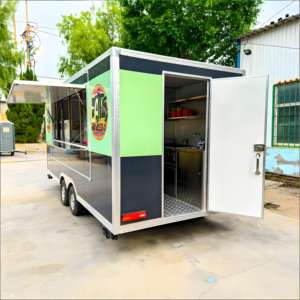 Chariot <span class=keywords><strong>de</strong></span> restauration pour une personne, spécial calamars frits, avec friteuse haute performance, organisateur <span class=keywords><strong>de</strong></span> brochettes et station <span class=keywords><strong>de</strong></span> trempage pour les vendeurs <span class=keywords><strong>de</strong></span> marchés nocturnes - Product Image 1