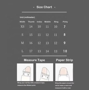 Fournitures pour <span class=keywords><strong>ongles</strong></span> directement de l'usine : Offre promotionnelle sur <span class=keywords><strong>faux</strong></span> <span class=keywords><strong>ongles</strong></span> à presser faits main, colorés et design - Product Image 5
