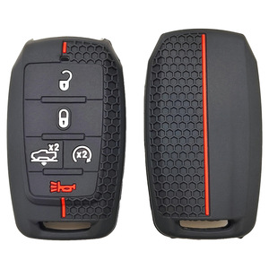 Funda de Silicona de Alta Gama para Llave de Coche Compatible con Dodge RAM 1500 <span class=keywords><strong>Coolway</strong></span> RAM 2500 Ram 3000, Llave Remota de 5 Botones - Product Image 2