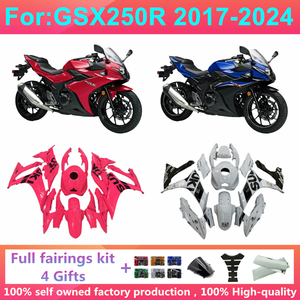 NUEVO Kit Completo de Carenado ABS para Motocicleta Compatible con GSXR250 <span class=keywords><strong>GSXR</strong></span> 250 GSX250R <span class=keywords><strong>2017</strong></span> 2018 2019 2020 2021 2022 2023 Kits de Carenados para Carrocería - Product Image 1