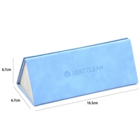 Bestpackaging boîte d'emballage de luxe en aluminium pour lunettes de soleil pliantes étui rigide pour lunettes étui à lunettes triangle pliable avec logo personnalisé
