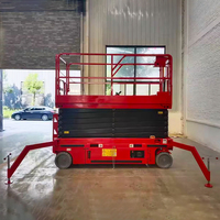 Plateforme élévatrice à ciseaux électrique motorisée 6m 8m 10m 200kg 300kg, table élévatrice à ciseaux pour vente chaude