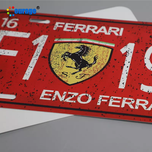 Plaque d'immatriculation vierge en aluminium simple face de 0.45mm pour voiture et <span class=keywords><strong>camion</strong></span>, personnalisation par Sublimation - Product Image 4