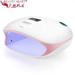 BEAUTY HEART SUNUV SUN4S Séchage des ongles Gel Lampe à ongles Premium 48W LED Gel Sun LED Lampe à ongles électrique UV