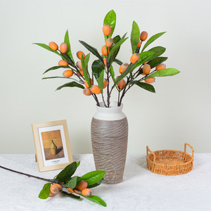 Ramas de Nuez Mosqueta Artificiales Flower Delight, 0-10cm, Flores de Seda, Accesorios de Fotografía, Decoración de Bodas - Product Image 2