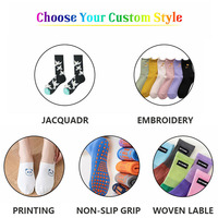 Nouvelles chaussettes pour femmes de style coréen neutre, style automne, chaussettes amusantes à motifs jacquard, chaussettes tendance personnalisées