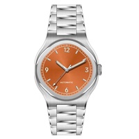 Montres automatiques pour femmes en acier inoxydable personnalisées, nouveau design unique, haute qualité, étanches, sportives, élégantes, couleur or rose