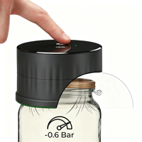 Machine à sceller sous vide pour bocaux Mason, rechargeable par USB, pour garder les aliments frais