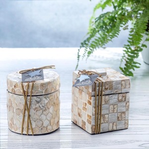 Premium Mother Of Pearl Eid <b>Gift</b> <b>Box</b> Handmade Inlay Decorative Packaging For <b>Ramadan</b> Eid Decoration - Product Image 1