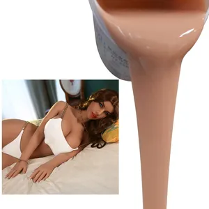 Borracha de silicone líquido para vibrador de fundição vitalícia, material para fazer bonecas sexuais, molde de silicone para fazer brinquedos sexuais, cor da pele