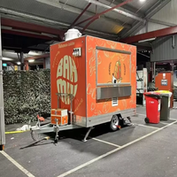 Mini bar rétro de plage, restaurant mobile, camion de restauration, camion de crème glacée, camion de café, camion de hot-dogs, camion de snacks, remorque de restauration