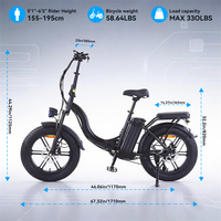 Vélo électrique prêt à être expédié depuis l'entrepôt européen, 20 pouces, 48V 20Ah, autonomie de 90 km, vélo électrique en promotion